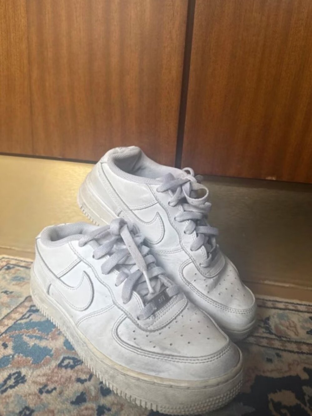 Nike Air Force 1 Sneakers — Triple White, US Women's Size 7.5